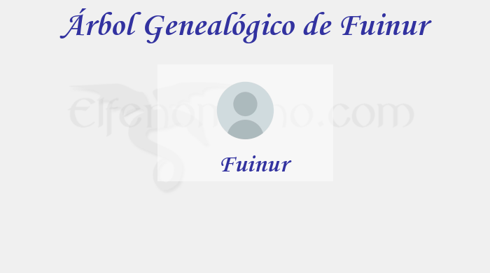 Árbol Genealógico de Fuinur - Fenopaedia: la enciclopedia Tolkien de Elfenomeno.com