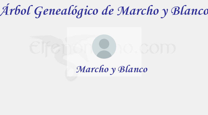Árbol Genealógico de Marcho y Blanco - Fenopaedia: la enciclopedia Tolkien de Elfenomeno.com