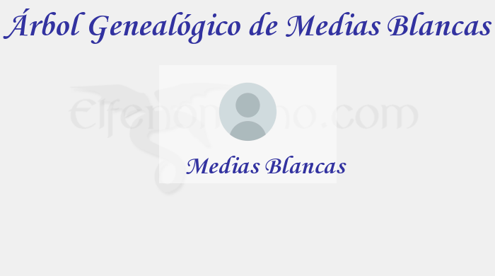 Árbol Genealógico de Medias Blancas - Fenopaedia: la enciclopedia Tolkien de Elfenomeno.com