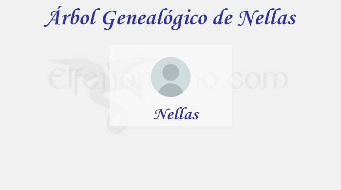Árbol Genealógico de Nellas - Fenopaedia: la enciclopedia Tolkien de Elfenomeno.com