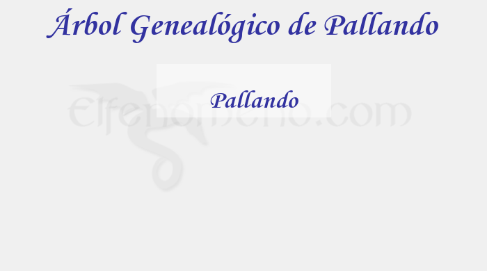 Árbol Genealógico de Pallando - Fenopaedia: la enciclopedia Tolkien de Elfenomeno.com