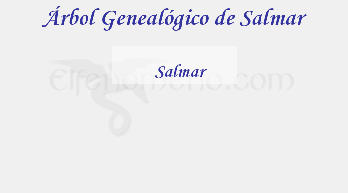 Árbol Genealógico de Salmar - Fenopaedia: la enciclopedia Tolkien de Elfenomeno.com
