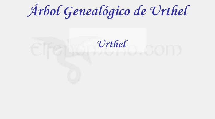 Árbol Genealógico de Urthel - Fenopaedia: la enciclopedia Tolkien de Elfenomeno.com
