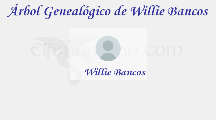 Árbol Genealógico de Willie Bancos – Fenopaedia: la enciclopedia Tolkien de Elfenomeno.com
