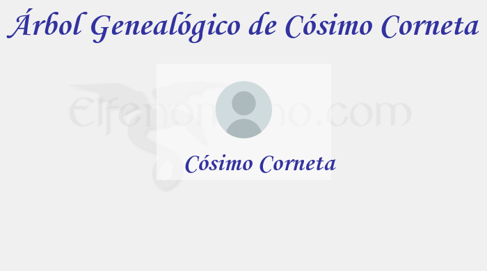 Árbol Genealógico de Cósimo Corneta - Fenopaedia: la enciclopedia Tolkien de Elfenomeno.com