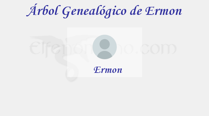 Árbol Genealógico de Ermon - Fenopaedia: la enciclopedia Tolkien de Elfenomeno.com