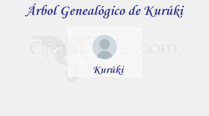 Árbol Genealógico de Kurúki - Fenopaedia: la enciclopedia Tolkien de Elfenomeno.com