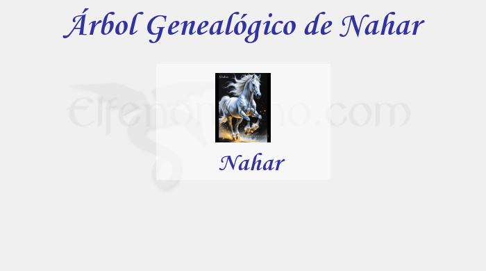 Árbol Genealógico de Nahar - Fenopaedia: la enciclopedia Tolkien de Elfenomeno.com