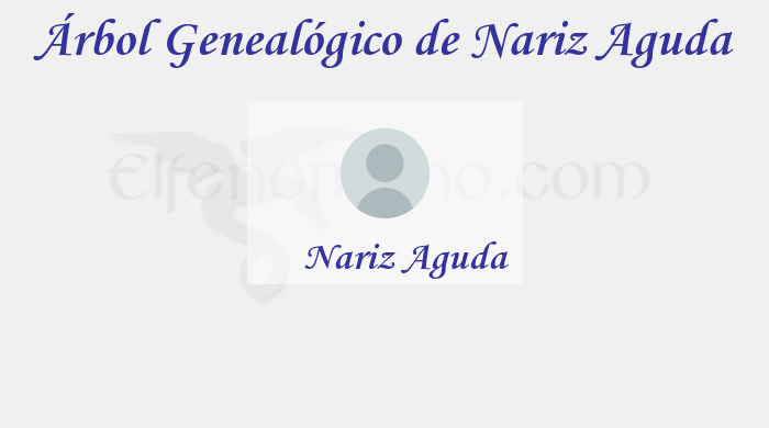 Árbol Genealógico de Nariz Aguda - Fenopaedia: la enciclopedia Tolkien de Elfenomeno.com