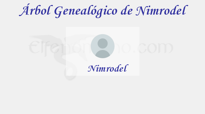 Árbol Genealógico de Nimrodel - Fenopaedia: la enciclopedia Tolkien de Elfenomeno.com