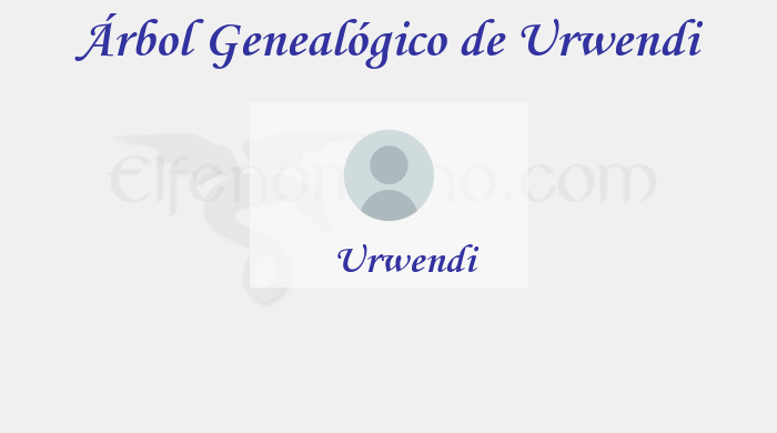 Árbol Genealógico de Urwendi - Fenopaedia: la enciclopedia Tolkien de Elfenomeno.com