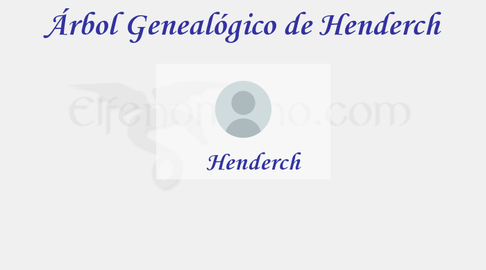 Árbol Genealógico de Henderch - Fenopaedia: la enciclopedia Tolkien de Elfenomeno.com