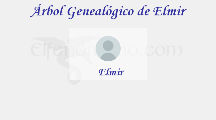Árbol Genealógico de Elmir - Fenopaedia: la enciclopedia Tolkien de Elfenomeno.com
