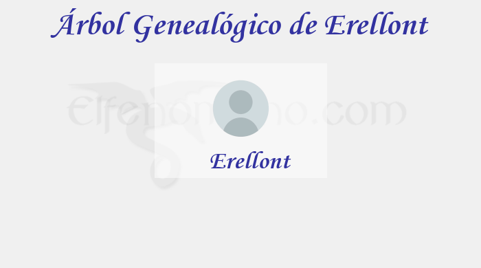 Árbol Genealógico de Erellont - Fenopaedia: la enciclopedia Tolkien de Elfenomeno.com