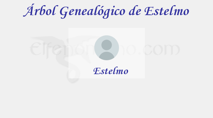 Árbol Genealógico de Estelmo - Fenopaedia: la enciclopedia Tolkien de Elfenomeno.com