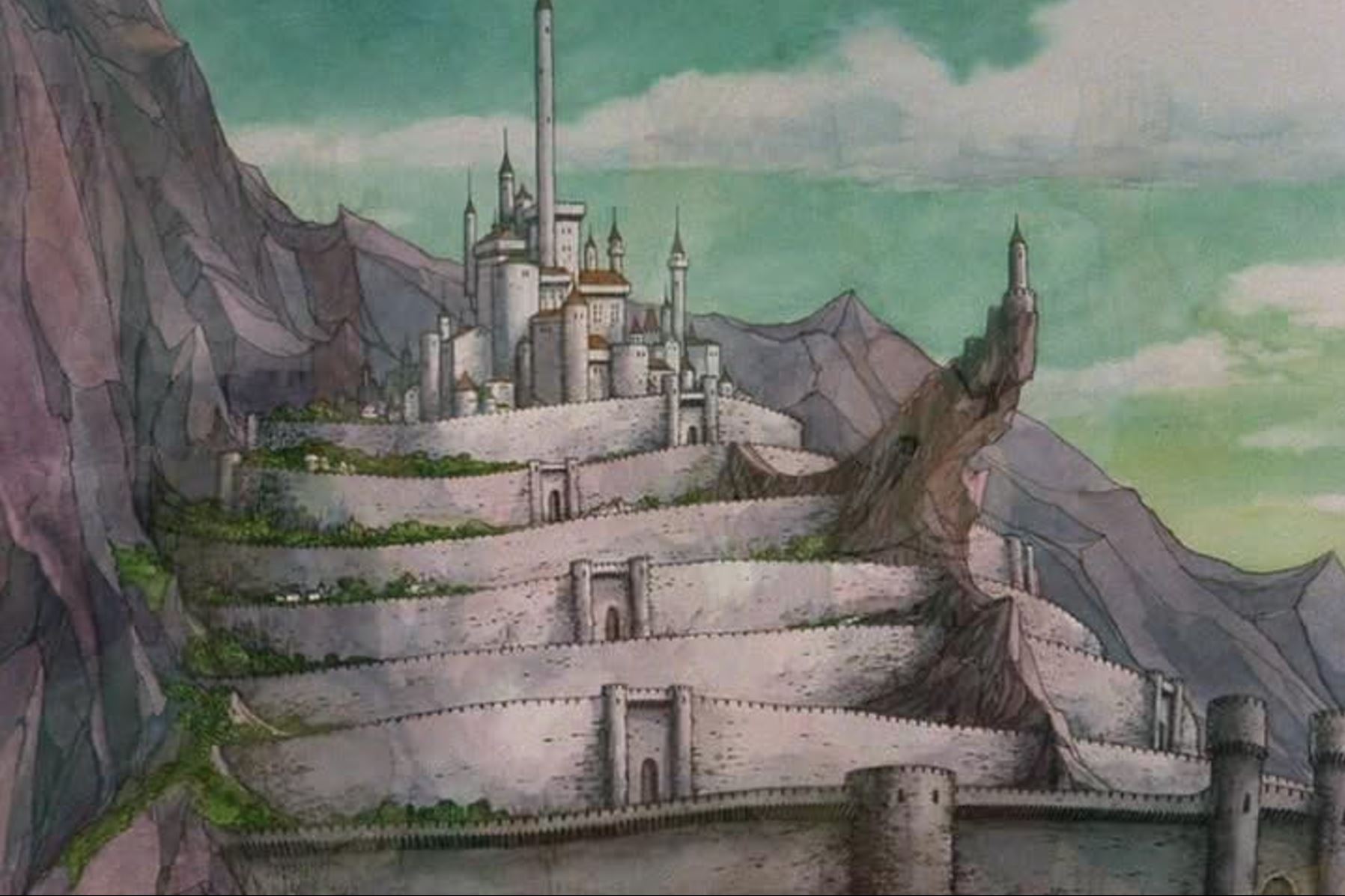 Minas Tirith de Rankin/Bass