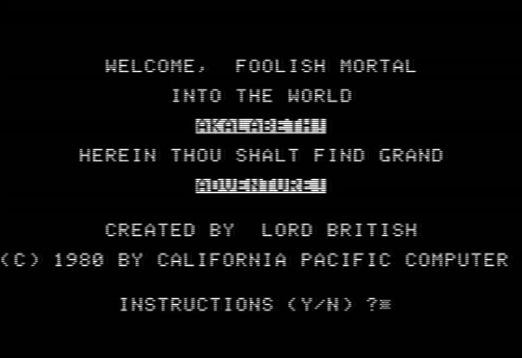 Akalabeth: World of Doom (1979) - 8