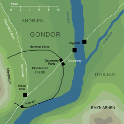 Calzada de Osgiliath - Calzada de Gondor - Fuertes de la Calzada