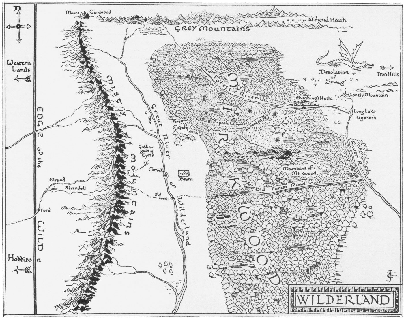 Mapa del Bosque Viejo