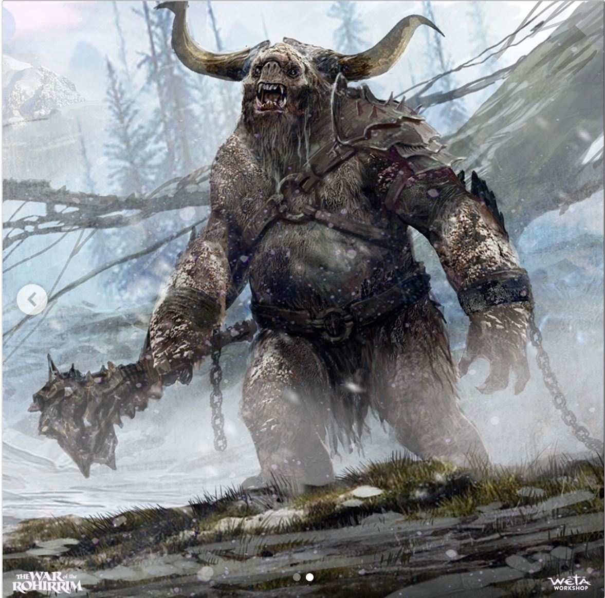 Troll de la nieve, de Weta