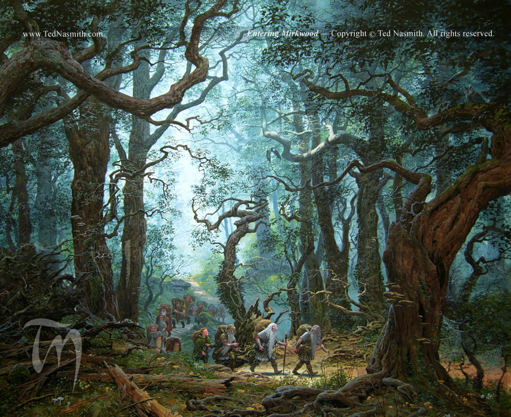 Entering Mirkwood - Ted Nasmith