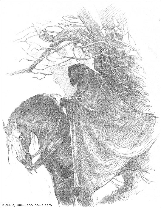 Jinete Negro - Nazgûl, de John Howe