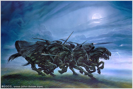 Jinetes Negros - Nazgûl, de John Howe