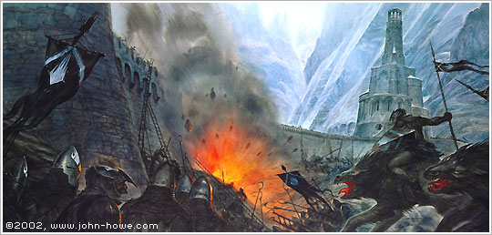 La batalla del Abismo de Helm, de John Howe