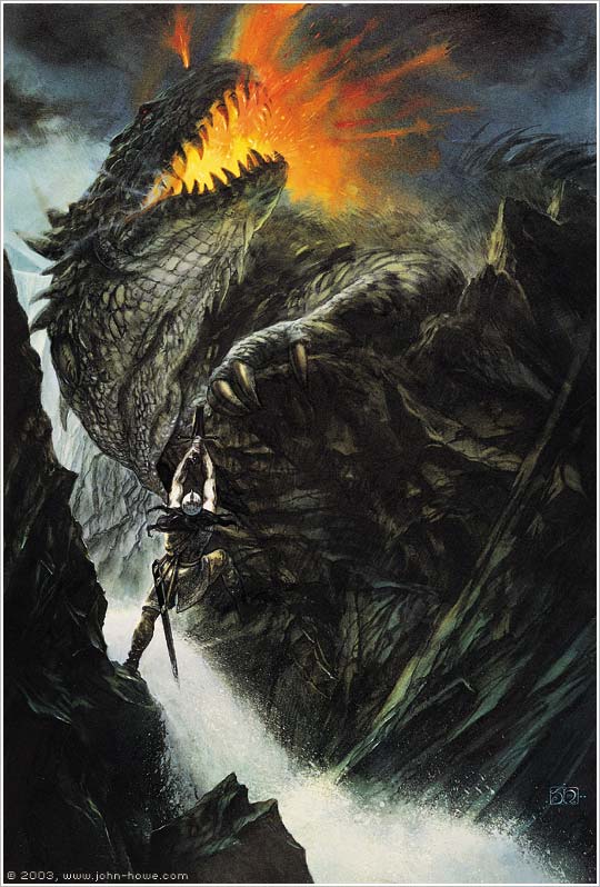 La muerte de Glaurung, de Howe