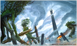 Los Ents destruyen Isengard