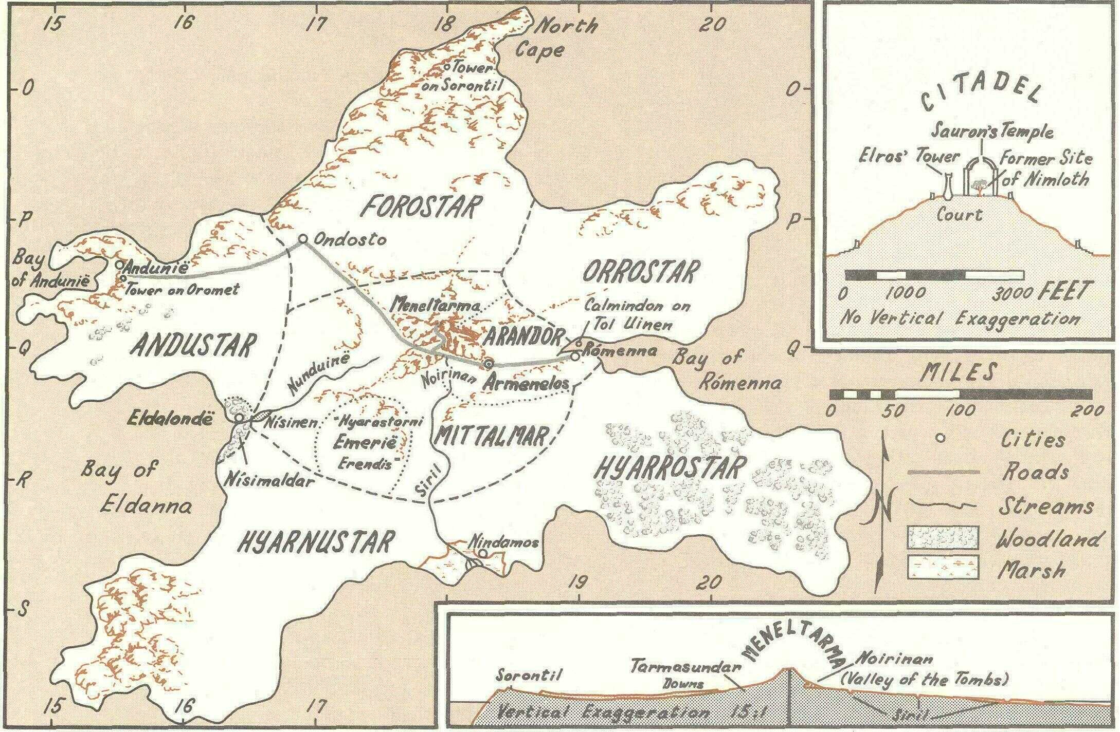 Mapa de Numenor