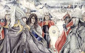 Tuor y Voronwë llegando a Gondolin