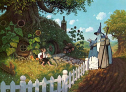 Gandalf y Bilbo