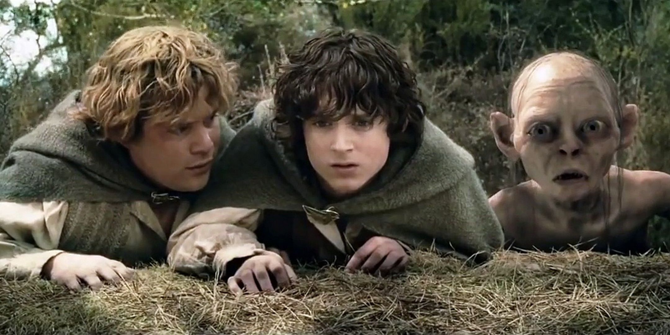 Sam, Frodo y Gollum