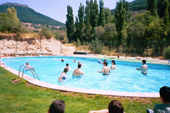 En la piscina se estaba muy a gusto