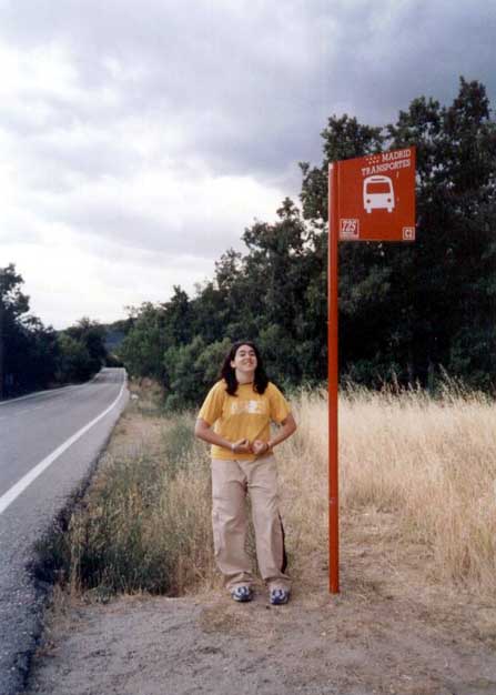 Zahara conquista el poste del bus