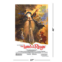Poster de la película El señor de los Anillos de Ralph Bakshi