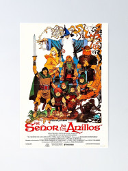 Poster de la película El señor de los Anillos de Bakshi