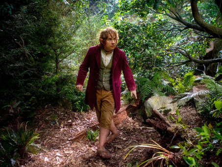 Bilbo en la película de El Hobbit